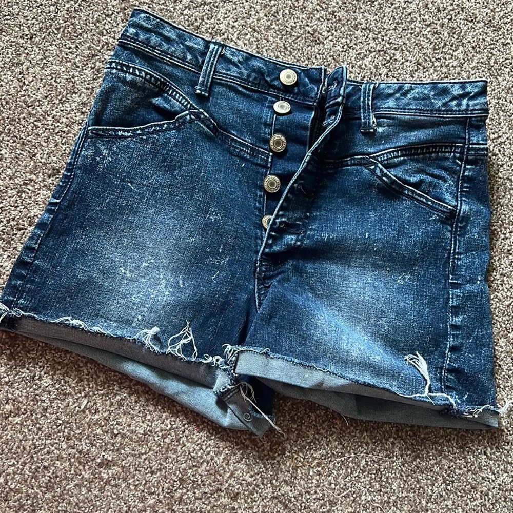High rise AE denim shorts